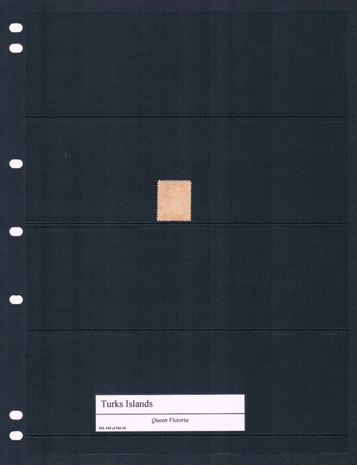 Valor Scott de $150,00 - 1882-95 ISLA TURCA Queen Victoria MNH NH UMM Foto 3 de 4