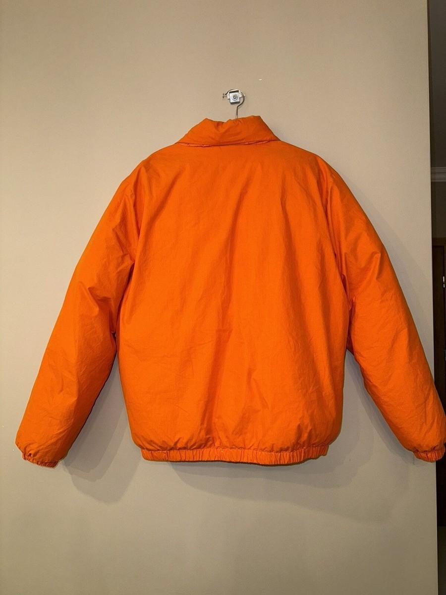 Schott Orange jacket vintage USA retro stylish 00s y2k 90s
