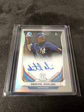 Abiatal Avelino 2014 Bowman Chrome Refractor Autograph #ed 459/500