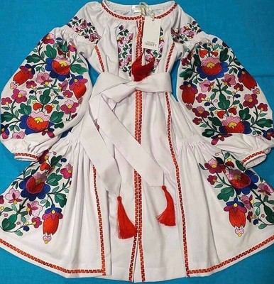 Ukrainian embroidered dresses Clearance