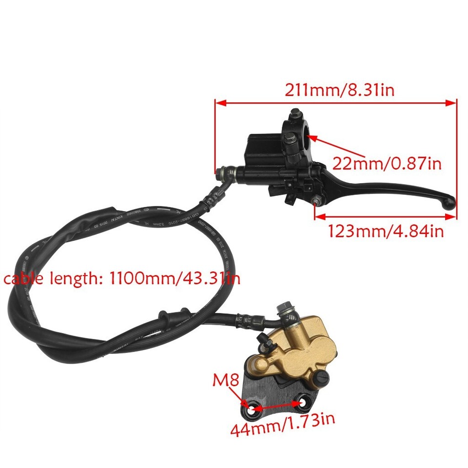 X-Pro Brand New X11 110cc Gas Pit Dirt Bike With Automatic Transmission, E-Start, 10" Wheels - Foto 12