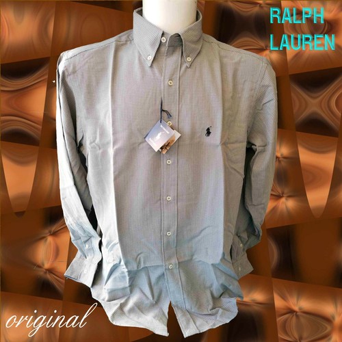 RALPH LAUREN Camicia Uomo Button-Down Tinta Unita Slim Fit Feather Wei-  CommercioVirtuoso.it