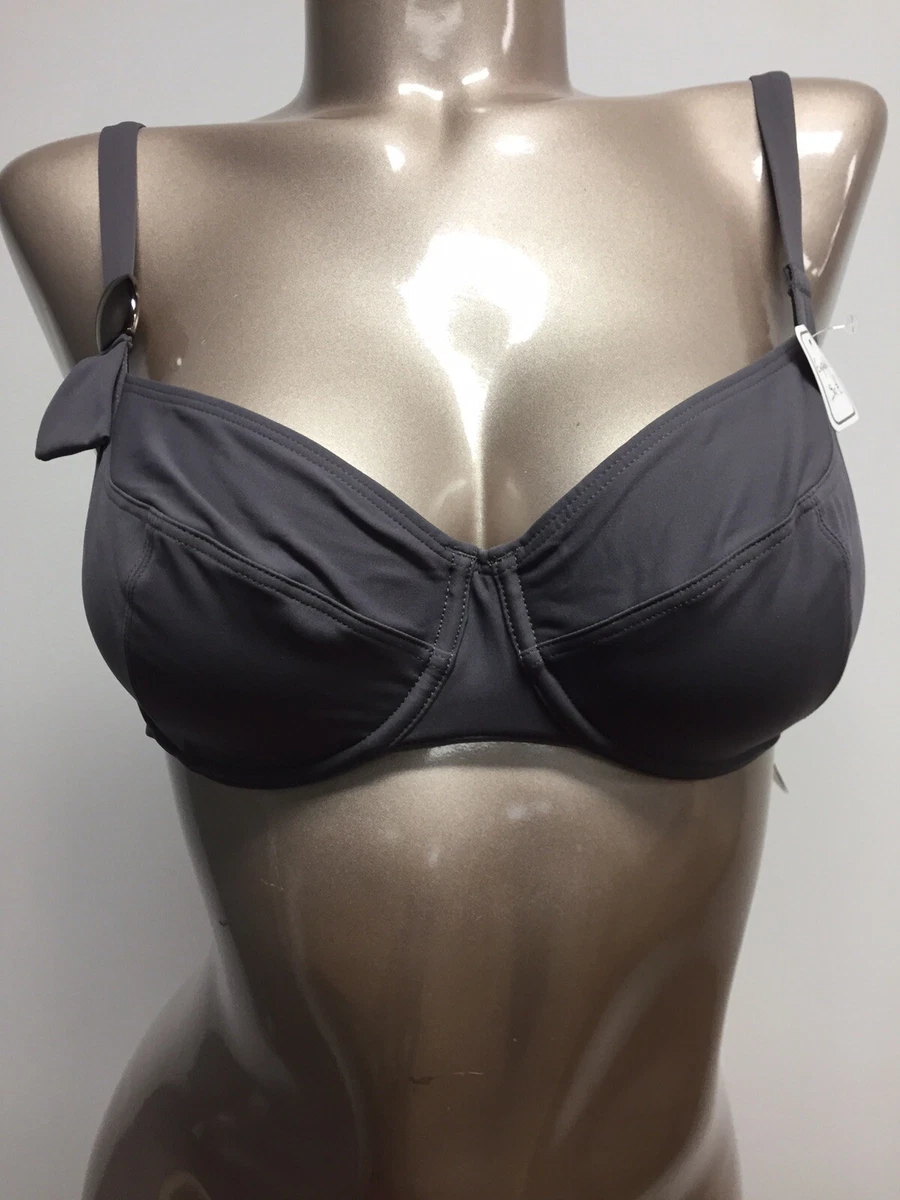 Bas De Maillot De Bain Empreinte Femme, Taille 46, Gris, Neuf Avec étiquette