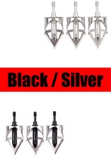 3X Hunting Broadheads Arrowheads 3 Blade 100gr Archery Bow Crossbow Arrow Tips