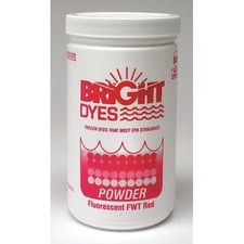 Bright Dyes 105403 Dye Tracer Powder, Fluorescent Red, 1 Lb