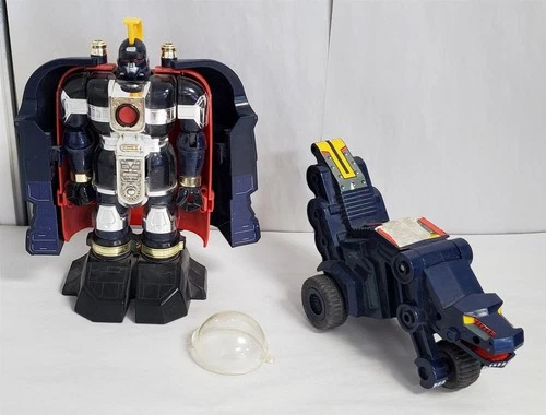 R-637 VINTAGE 1996 BANDAI POWER RANGERS ZEO AURIC THE CONQUEROR ZORD FIGURE SET!