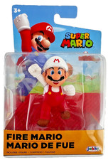 World of Nintendo 2.5” Mini Figures – Fire Mario Collectible Action Figures