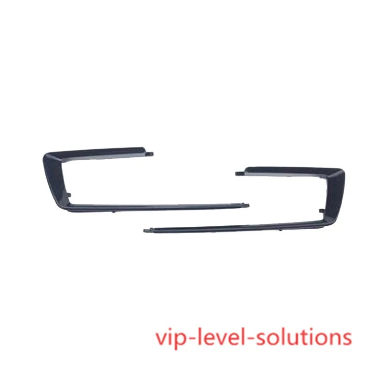 Para BMW Serie 3 2013-2017 2X ABS Negro Brillante Control Central Panel CD Borde Foto 2 de 4