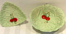 Vintage Carlton Ware Lettuce Leaf Tomato Salad Bowl & Plate Australian Design