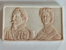Bas relief Buste de Napoléon III et Impératrice Eugénie et