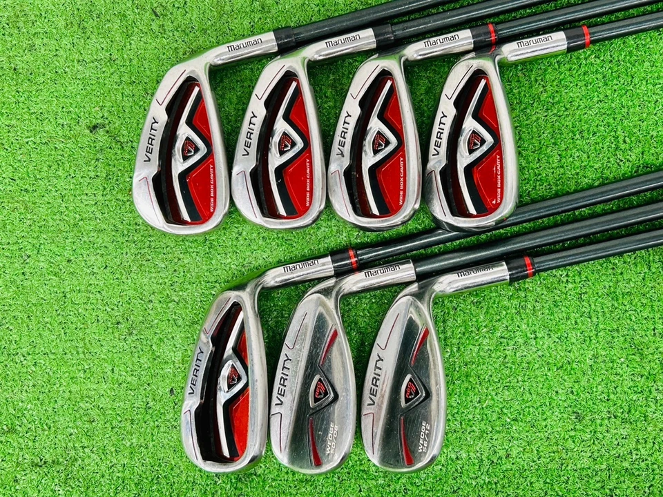 Maruman Verity Red VII Iron Set 5.6.8.9+PW+AW+SW RH Infiber DG Stiff EL1663 - Image 2 of 4