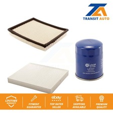 Air Cabin Engine Oil Filters (3 Total) Kit For Nissan Frontier NV2500 KFM-100106