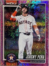 2026 Topps Celebration Jeremy Pana Confetti Pink Foil #307 Houston Astros 