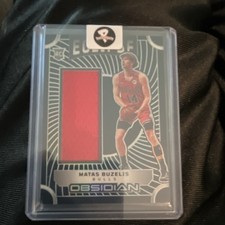 Panini 2024-25 Obsidian Eclipse Matas Buzelis Rookie Patch #EM-MBC /249 Bulls