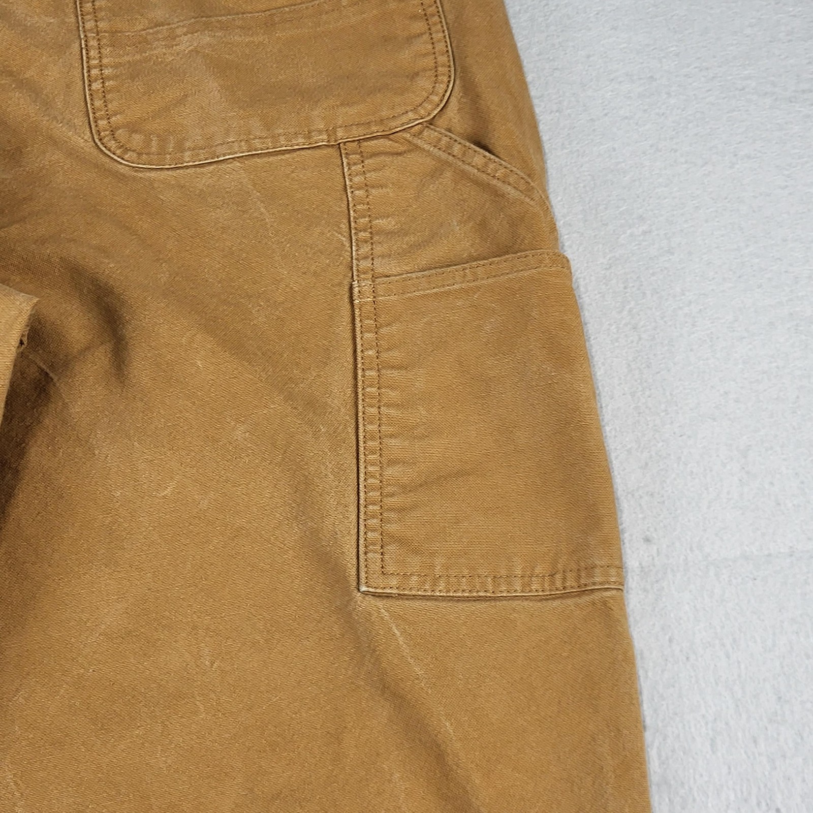 Carhartt Rugged Flex Pants Mens 42x32 Brown Duck Double Front Carpenter Work thumbnail 17
