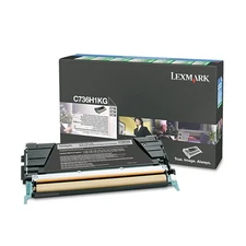 Lexmark C736H1KG Toner Cartridge, Black