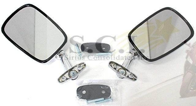 JUEGO ESPEJOS RETROVISORES HONDA GL1100 GOLDWING EMGO CROMADOS IZQUIERDA Y DERECHA Foto 2 de 4