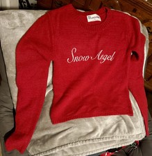 No Boundaries Snow Angel Christmas Sweater Women's Size XS 0-2