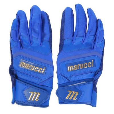 Royal Blue Adult Large Batting Gloves Pittards Sheepskin Palm Silicone Back