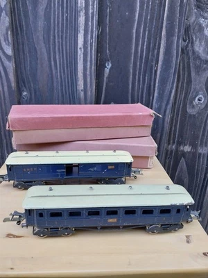 Lot Wagons LR train Bleu - Photo 1/4