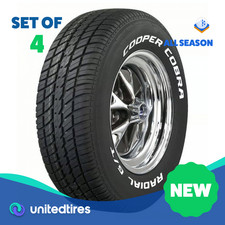 Set Of 4 New P 24560r15 Cooper Cobra Radial Gt 100t 14c2p Set Of 4 New P 24560r15 Cooper Cobra Radial Gt 100t 14c2p