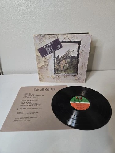 Led Zeppelin IV Vinyl LP Record Album 1971 Atlantic SD 7208 Gatefold 33RPM