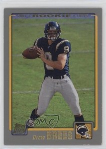2001 Topps Drew Brees #328 Rookie RC