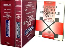 LOTTO 3 LIBRI COMMENTARIO BREVE CODICE CIVILEDIRITTO PROCESSUALE Carpi Taruffo