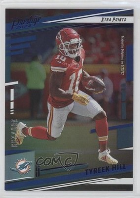 2022 Panini Prestige Xtra Points Premium Blue /299 Tyreek Hill #144 10mh