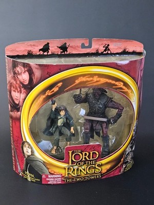 Pippin vs. Ugluk, Uruk-Hai (200X, Toy Biz, Lord of the Rings: The Two Towers)