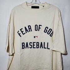 Fear Of God Essentials Shirt Mens Large Beige...