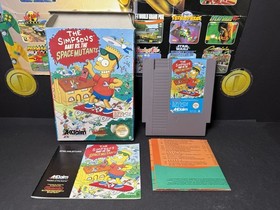 NINTENDO NES || THE SIMPSONS BART VS. THE SPACE MUTANTS IN OVP + ANLEITUNG ||