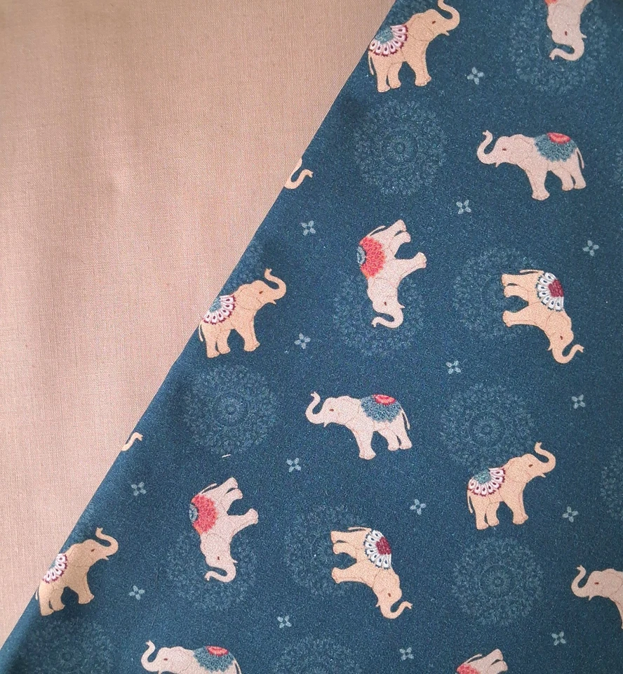 Öko-Tex  BW- Popeline 50 x 140/150 oder Paket mit Kombistoff 2x50x140/150 - Bild 2 von 2