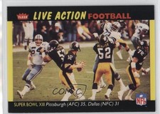 1987 Fleer Live Action Football Terry Bradshaw #77 HOF 0a6