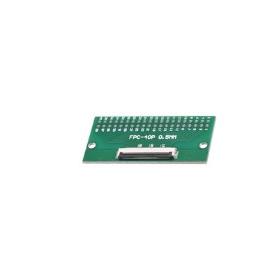 2PCS,FPC Converter Board 40P 0.5mm on Socket Side Back 1.0mm to DIP 2.54mm