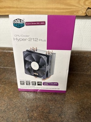 Cooler Master Hyper 212 Plus CPU Cooler with 4 Direct Contact Heat PipesRR-B NEW