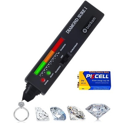 Diamond Tester Pen with 365nm UV Light & Thermal Sensor Fast 0.5s Detection