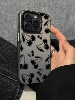 Cherry Design Soft TPU Handyhülle kompatibel mit iPhone 15 15 Pro 15 Plus15 Pro