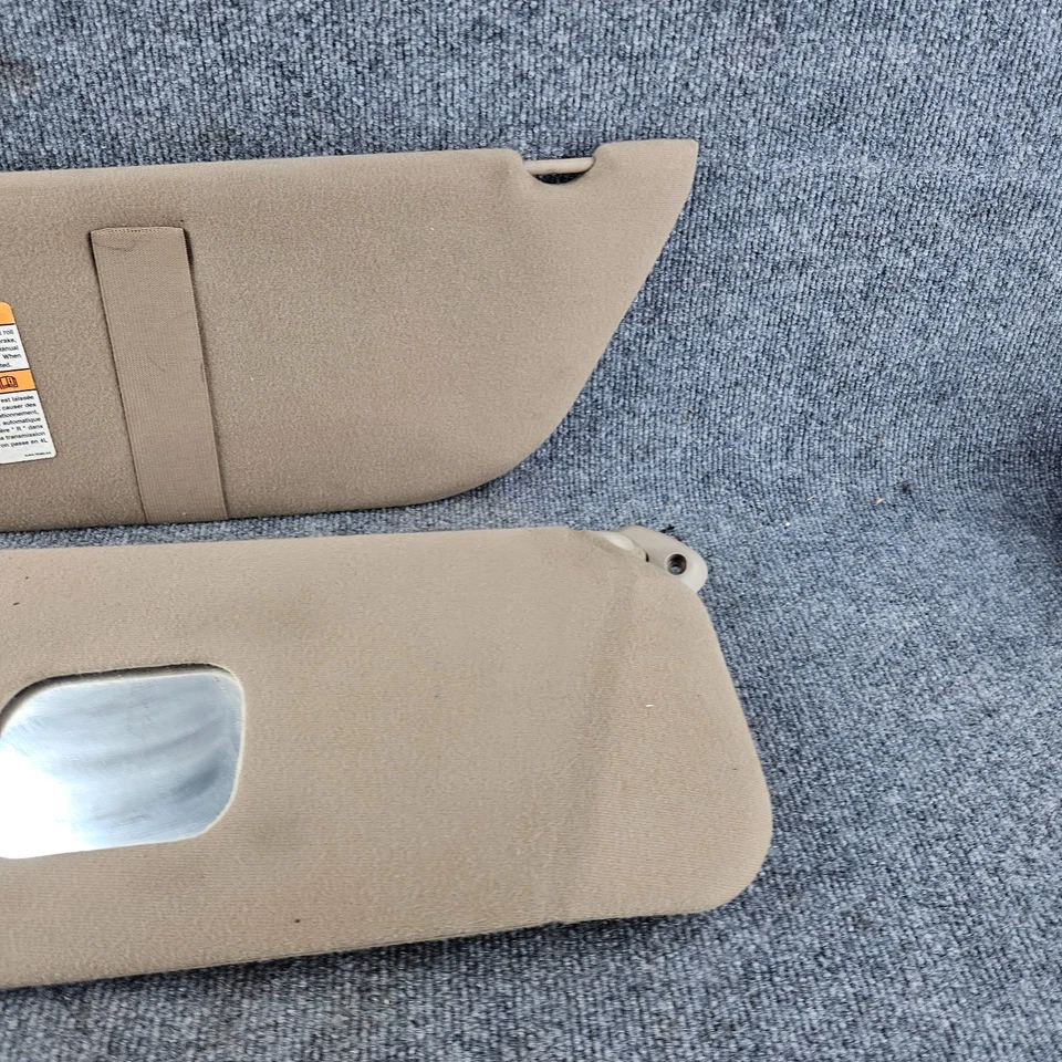 Juego de parasol Ford F250 F350 Excursion 1999-2007 conductor pasajero marrón OEM Foto 3 de 4