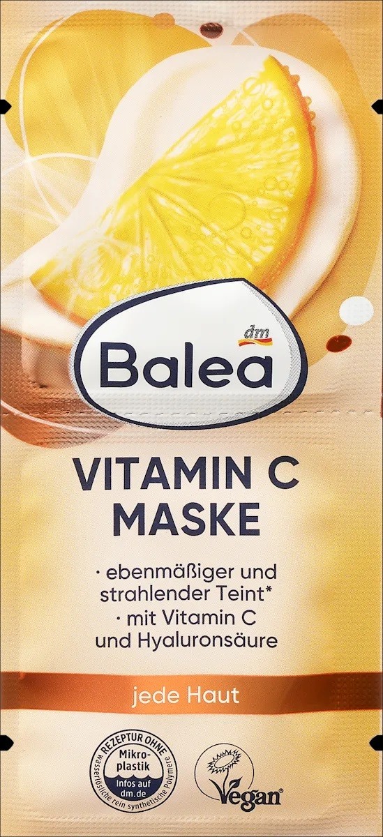 2-10 MASKEN GESICHTSMASKE BALEA DM HYALURON ALOE VERA RETINOL MEERSALZ  VITAMIN C | eBay