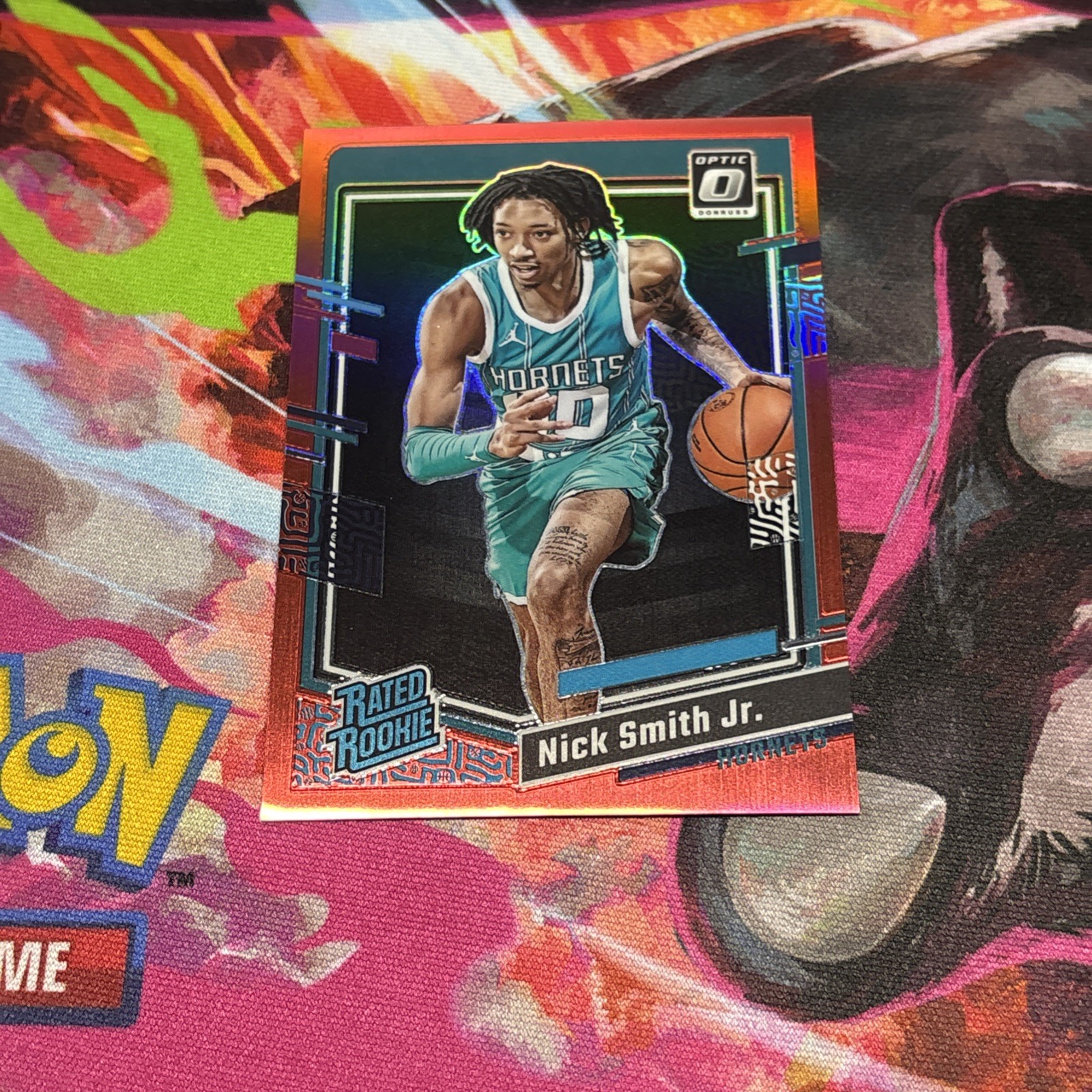 2023-24 Panini Donruss Optic - Rated Rookie Nick Smith Jr. #224 Red Prizm /99
