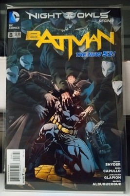 Batman #8 Jason Fabok Variant Cover - Night of the Owls - DC Comics (June 2012)