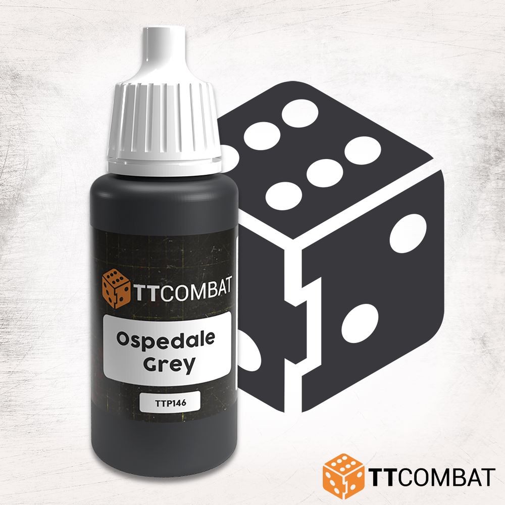 TTCombat 17ml Acrylic Paint - Ospedale Grey
