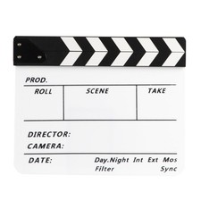 Acrylic Film Movie Directors Clapboard Dry Erases Director Clapper