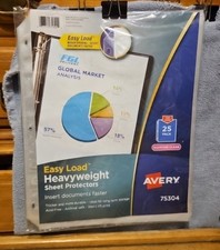 Avery 75304 Sheet Protector, Hvyweight, 11-Inch x8-1/2-Inch