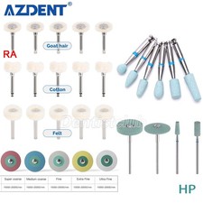 Dental Ceramic Diamond Grinder Polishing Burs/Wheels HP / RA Low Speed Handpiece