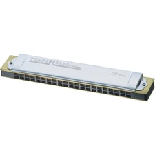 TOMBO double note harmonica in C key special dragonfly band 21 holes 1521