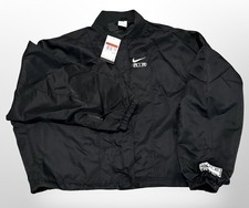 Nike Air Jacket Womens Large Black FN1908-010 Swoosh Athletic Windbreaker NEW