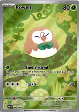 Rowlet 090/088 Perfect Order Illustration Rare Pokemon Card NM PACK FRESH