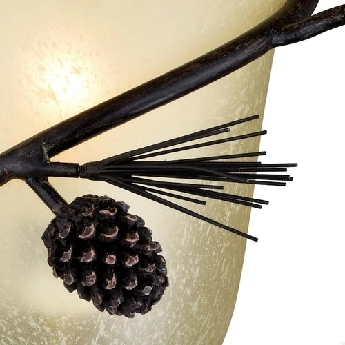 VAXCEL W0266 Sierra 1L Sconce Black Walnut - Picture 6 of 6